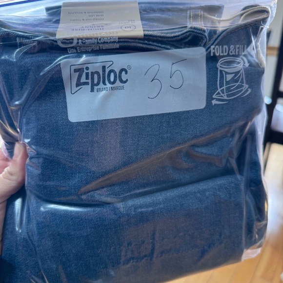 Universal Thread High Rise Skinny Patchwork Jeans Blue Womens 10/30R New - Picture 10 of 10